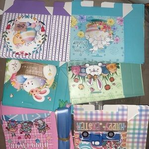 Easter Themed Party Favor Boxes 3-4 in each style all new with ribbon 🎀